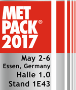 Join us at Metpack 2017, Stand 1E43